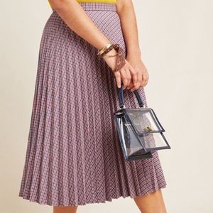 Anthropologie “Wilma” pleated skirt
